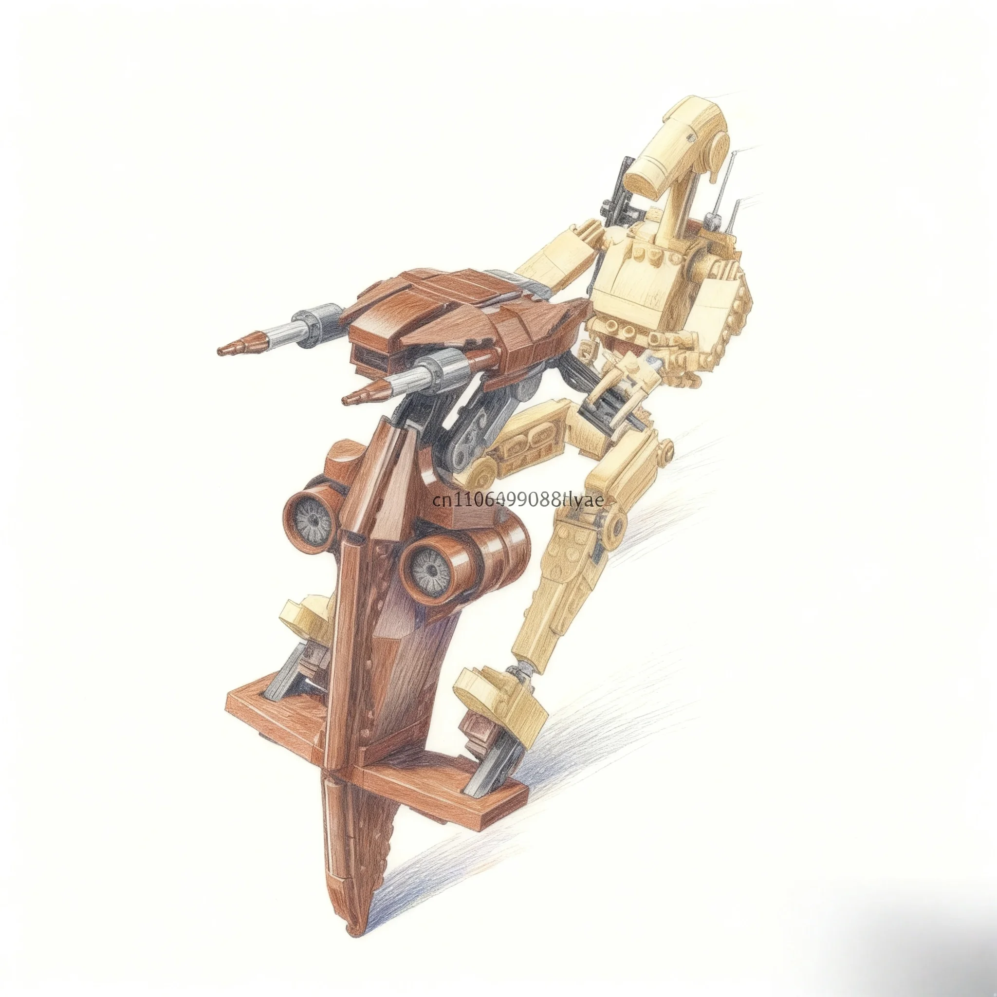 

Fighting robot building blocks, alien robots, model building blocks, creative toys, Christmas gifts for children