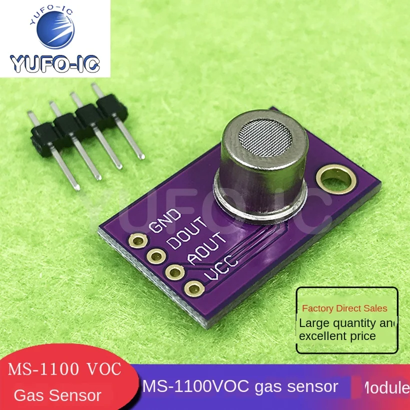 Free Ship 2pcs cjmcu-MS1100 1100 VOC Formaldehyde Benzene Concentration Gas Sensor Gas Detection Monitoring Module