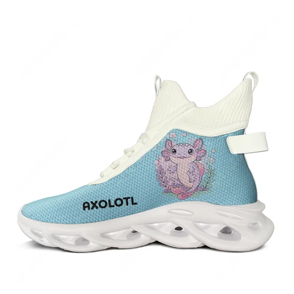 

Кроссовки Axolotl High Top Flats для мужчин, женщин и подростков, высококачественная персонализированная модная повседневная обувь, обувь на заказ