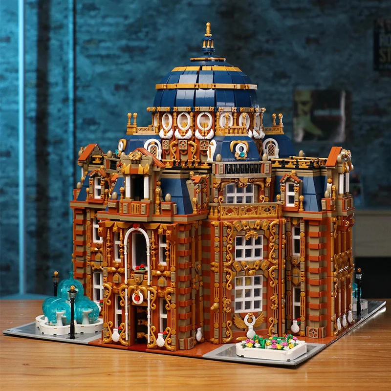 14133PCS Astronomy Museum Building Blocks Model Creative Street View Samll Particle High Difficulty Assembly Bricks Toys Gifts