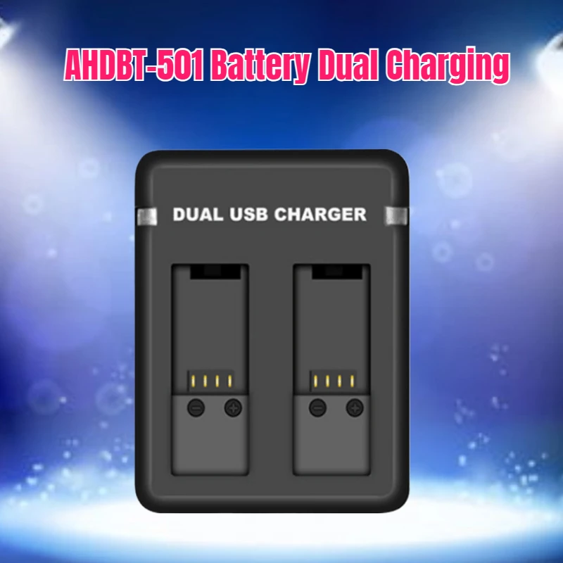 Suitable for GOPRO Hero 5 Charger AHDBT-501 Battery Dual Charging Gopro8 Accessories 801 Camera