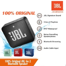 JBL-Go 2 Mini Alto-Falante Bluetooth, Impermeável, Sem Fio, Ao ar livre, Conveniente, Fácil, Festa