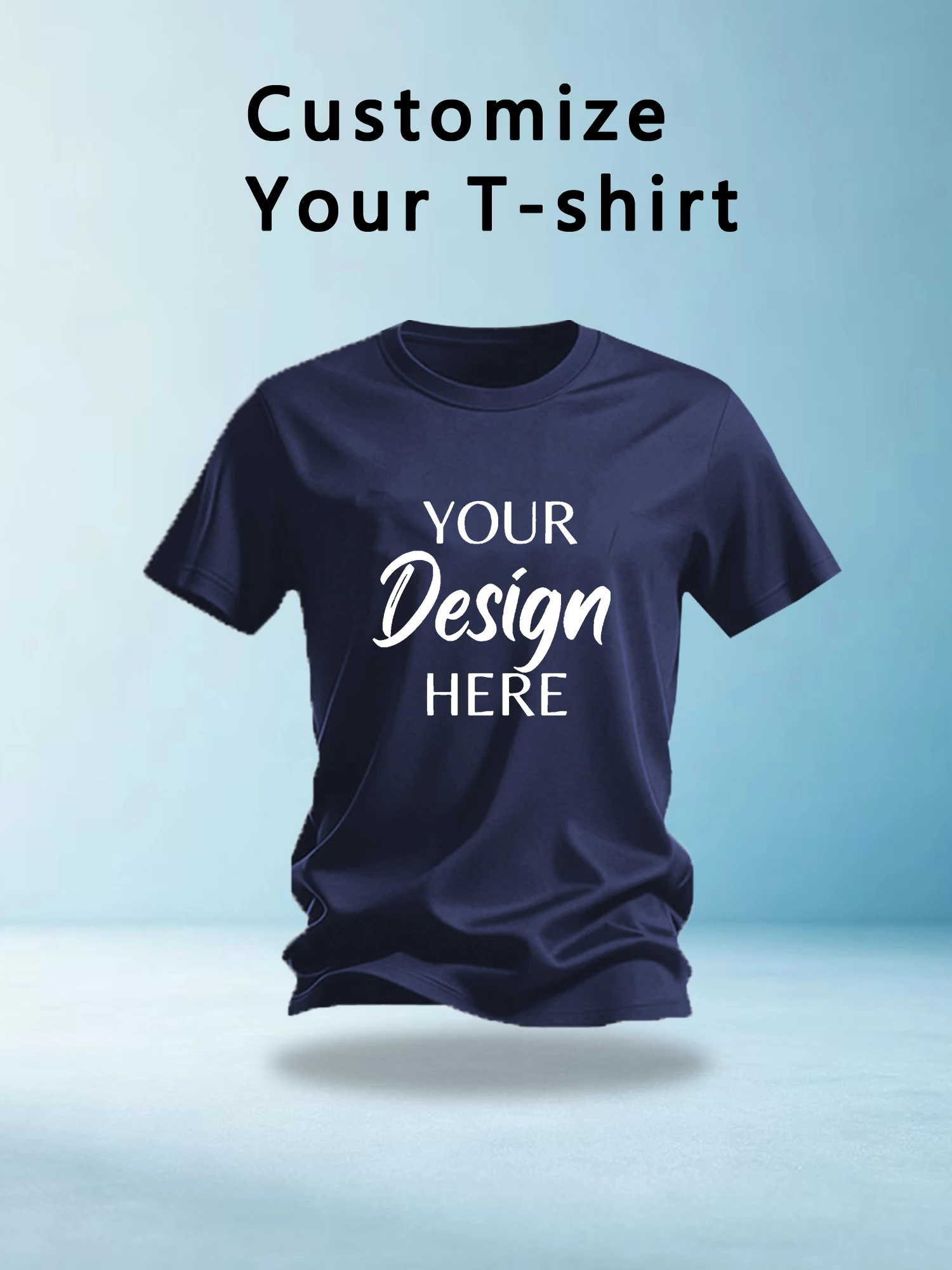 Corporate Company Group Bulk Custom Men'S T-Shirts - Customizable Text, Logo, Print, Custom Pattern Round Neck Short Sleeve