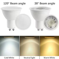 1-10PCS LED spot light GU10 AC220V LED energy saving bulb 3W 6W 9W 12W LED Lamp Spotlight Bulb 38 Degree lampara for home