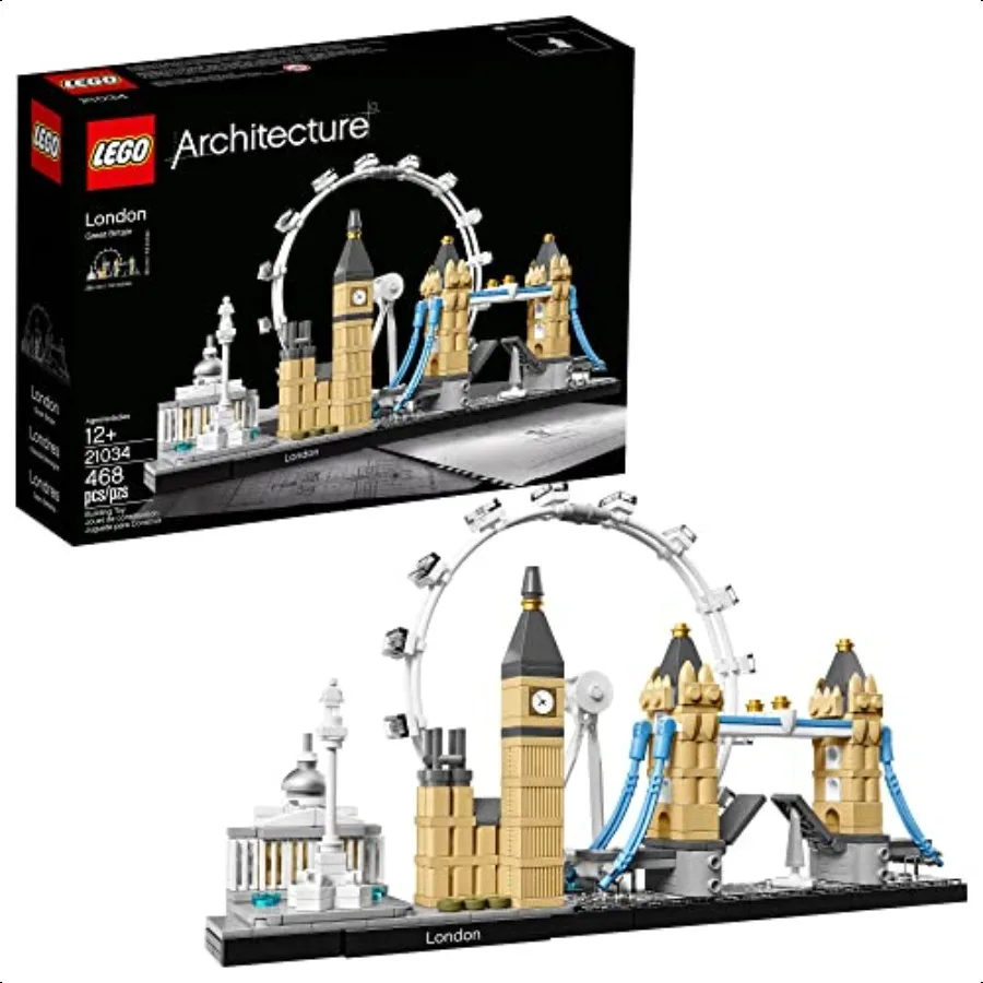

Архитектурная коллекция London Skyline 21034, строительный набор, комплект модели и подарок для взрослых, 468 деталей