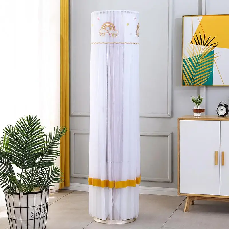 

Cylindrical Air Conditioner Dust Cover Vertical Cabinet Machine Cover round Air Conditioning Dust Cover No Need to Remove Whe...