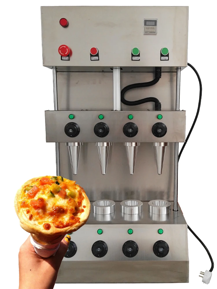 

Hot Selling Oven Pizza Cone Making Machine Hand Hold Pizza Cone Equipment Conch Pizza Cone Machine