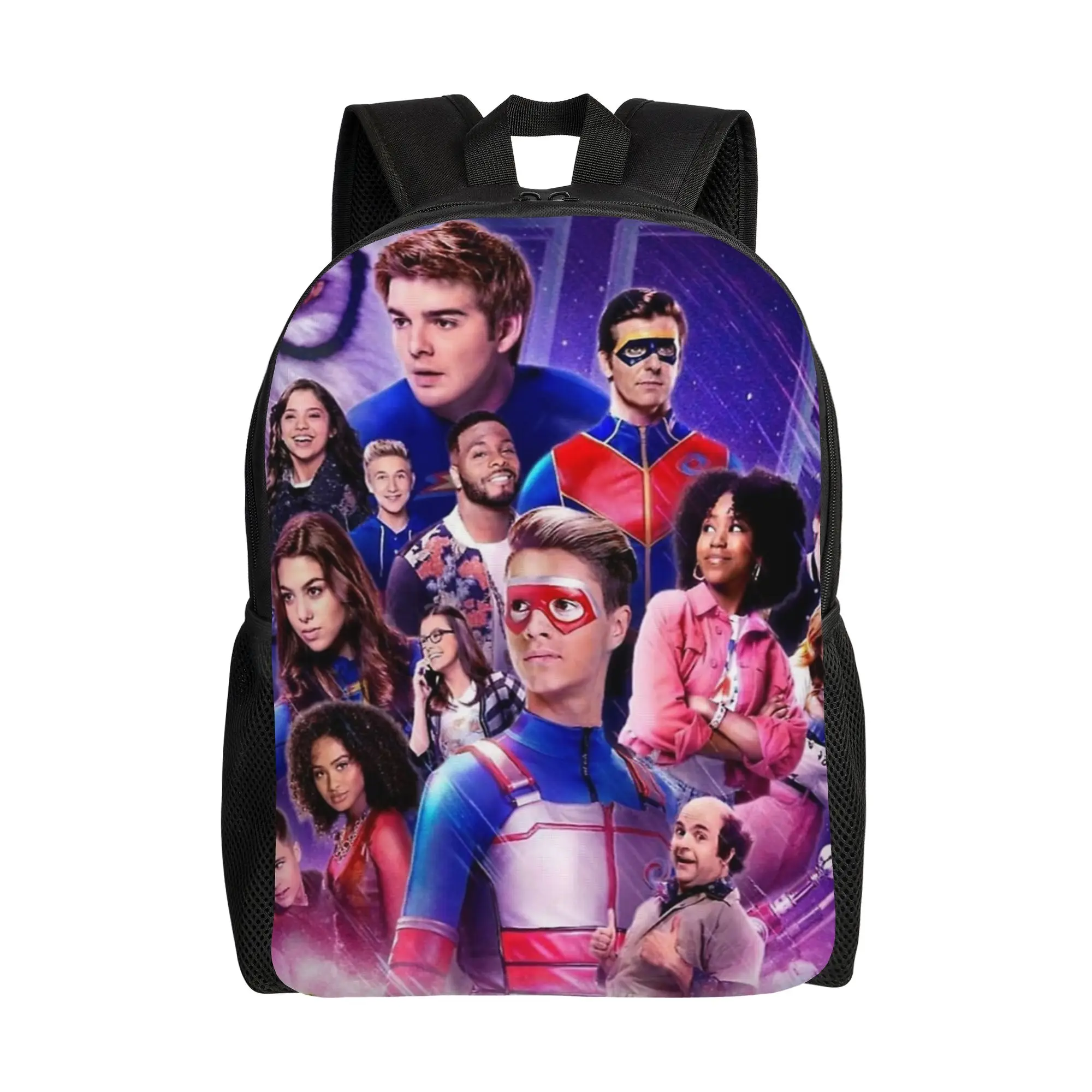 

Рюкзак Henrys TV Series Graphic Dangers для мужчин и женщин, повседневный, для старшей школы, походов, путешествий, городской, холщовый, спортивный