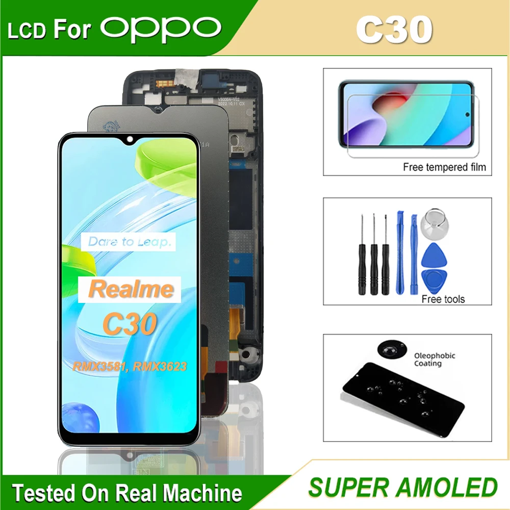 توصية وتحليل لشاشة LCD لجهاز OPPO Realme C30 V5000A