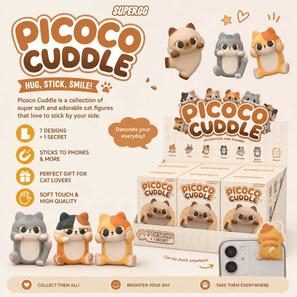 PICOCO Sevimli Kedi Nano Jel T - Phone Accessories Toys incelemesi ve fiyatı