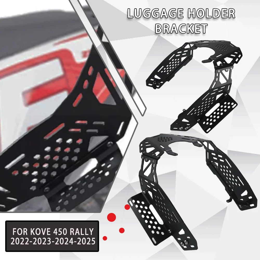 2024 New Motorcycle Accessories Luggage Racks Side Carrier Side Panniers Rack For KOVE 450RALLY 450 Rally 2021 2022 2023 2025