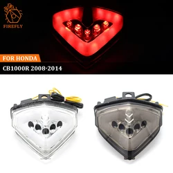 Luz LED intermitente para motocicleta, faro trasero de freno para HONDA CB1000R 2008-2014 CBR600F, CB 1000R CB1000 R