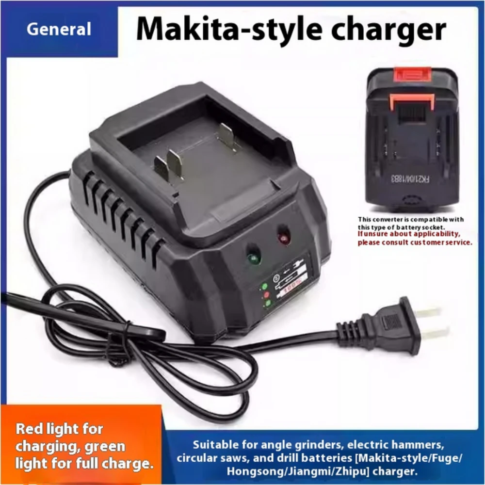 Clé de chargeur de batterie au Lithium, meuleuse d'angle de tronçonneuse, marteau électrique 21V-9989VF, chargeur de siège universel