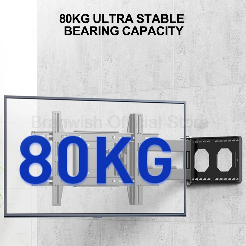 Soporte para Monitor de TV de 32-75 pulgadas, soporte máximo VESA de 700x400mm, soporte de pared, soporte de carga, soporte de Pedestal para pata de estante de TV de 80kg