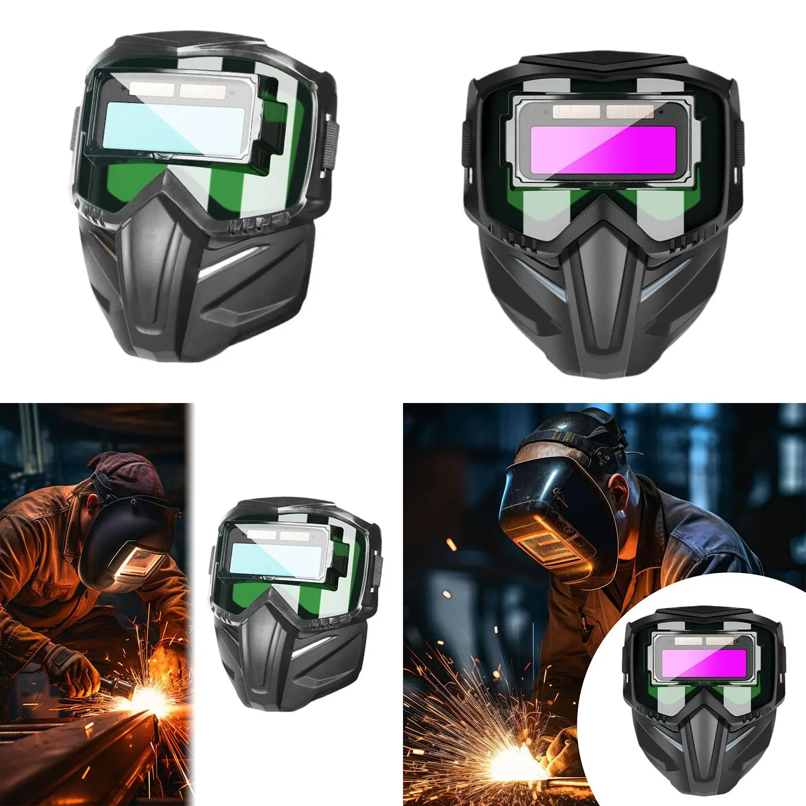 

Welding Cover Detachable Protect Lightweight Comfortable Convenient Darkening High Performance Protector Cover Face Hood