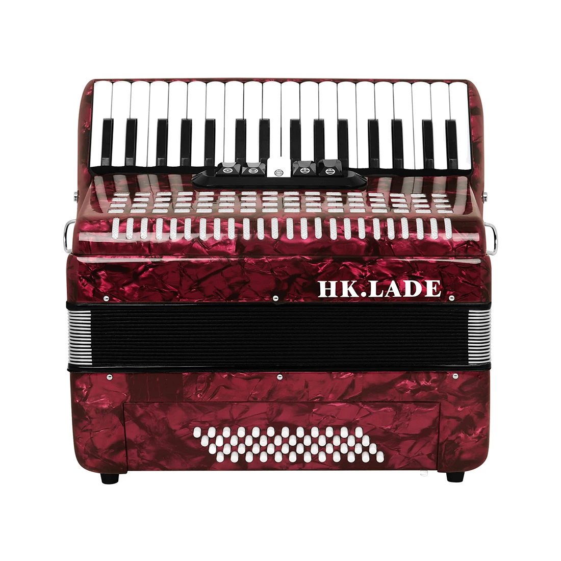 Wholesale Of High-quality Celluloid HK LADE34 Key 48 Bass 5 Keyboard Accordion With Bag Accessories