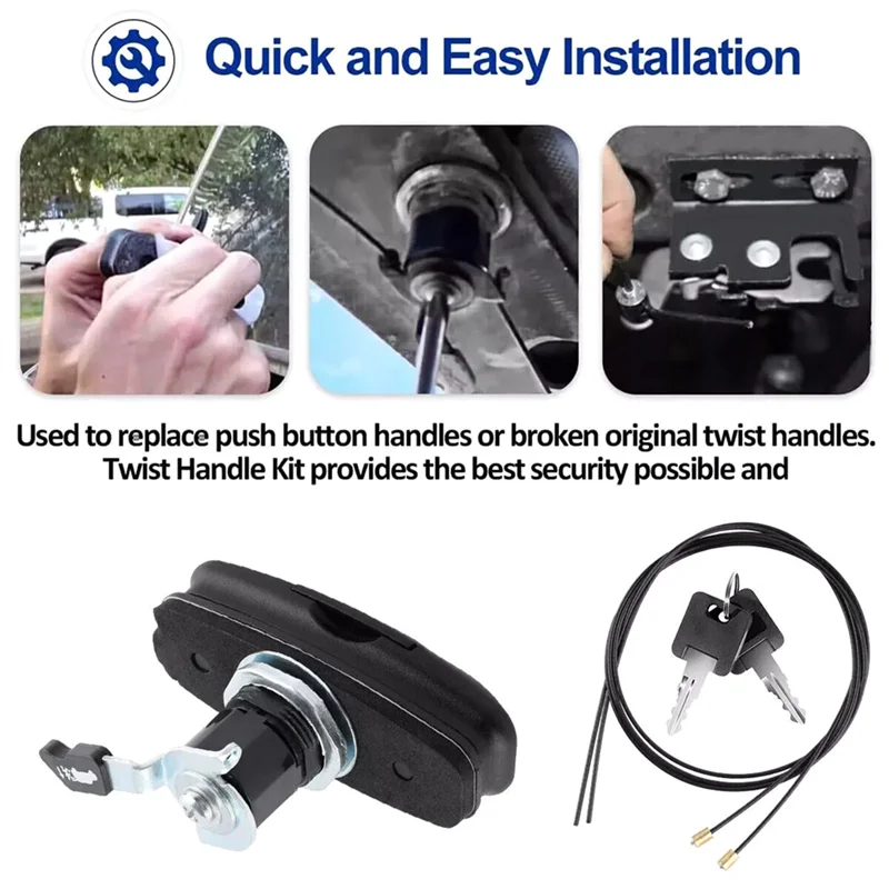 

Efficientt-113436-100XQ Truck Cap Twist Handle Replacement Part For Leer Truck Caps 100XQ
