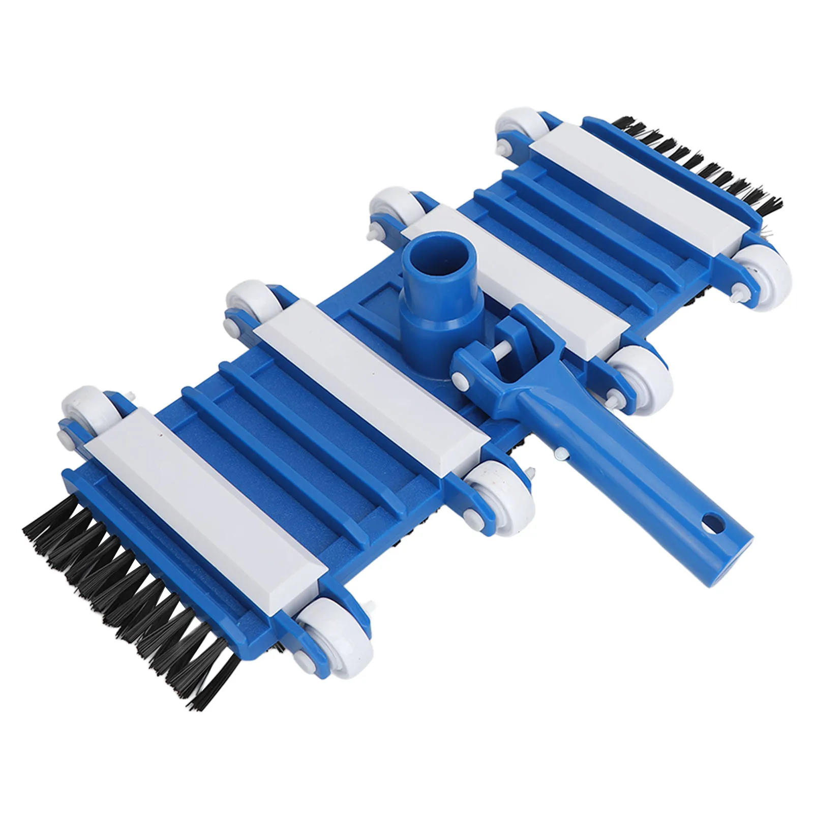14in Swimming Pool Vacuum Head with Brush PVC Pool Vacuum Cleaner Head Attachment Replacement Kit Cleaning Accessories