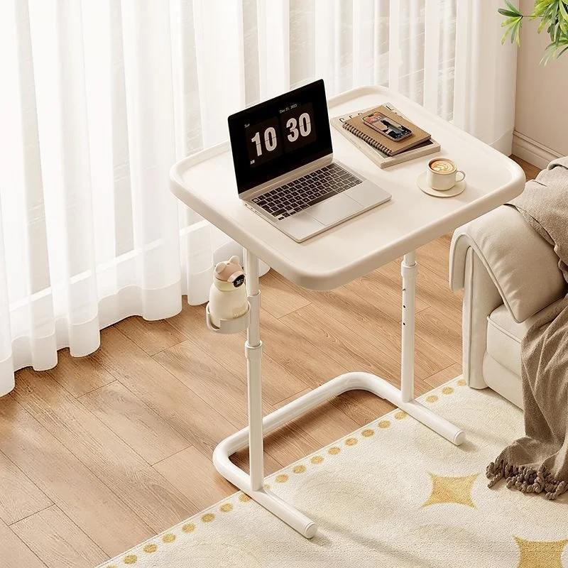 Adjustable Height Mobile Desk Office Table Perfect for Bedroom, Sofa Side Table Student Study Writing Easy to Move Modern Table