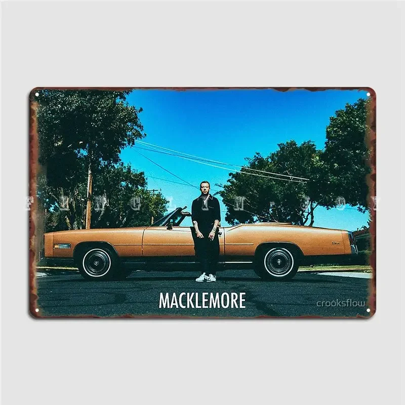 Macklemore Gemini Metal Sign Cinema Kitchen Party Funny Mural Painting Tin Sign Posters