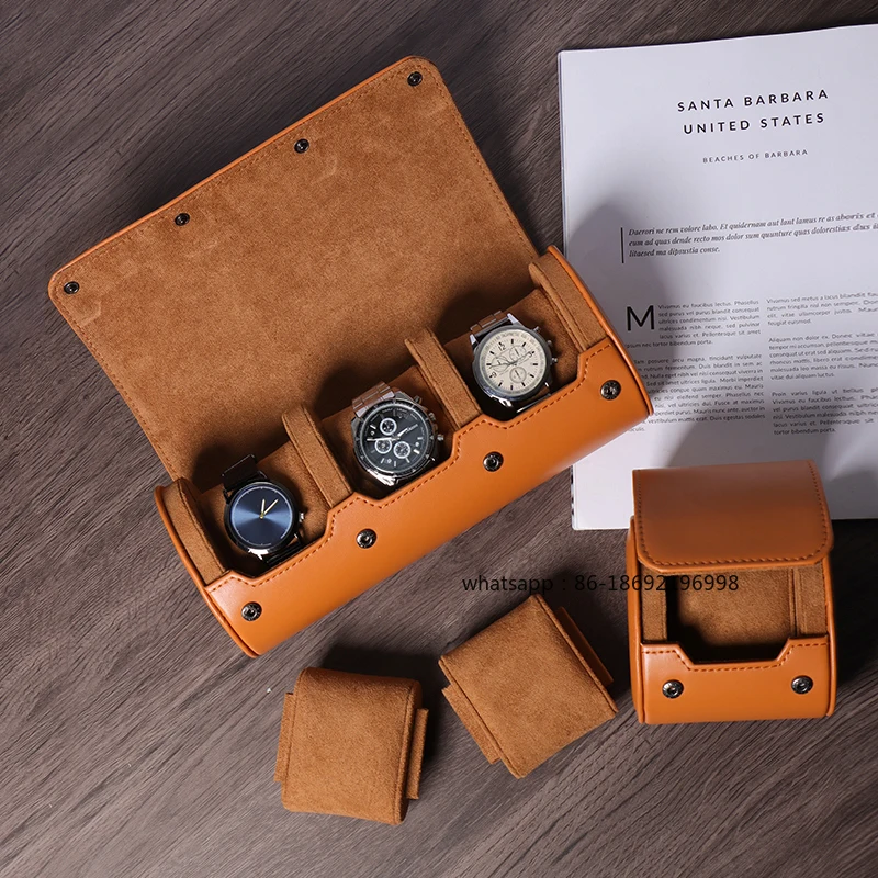 Watch Box High-end Watch Storage ******isex Leather Watch Box Anti-drop Portable Travel