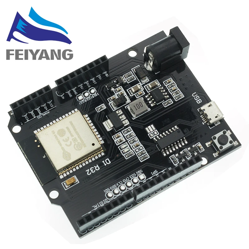 ESP32 For Wemos D1 Mini For Arduino UNO R3 D1 R32 WIFI Wireless Bluetooth Development Board CH340 4M Memory One