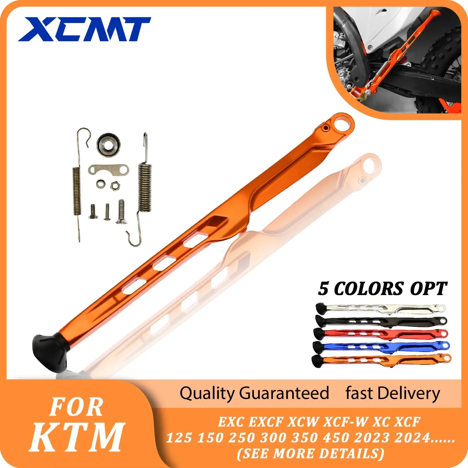 

Motocross Kickstand Side Stand Kickstand Spring For KTM EXC EXCF XCW XCF-W XC XCF 125 150 250 300 350 450 2023 2024 Enduro