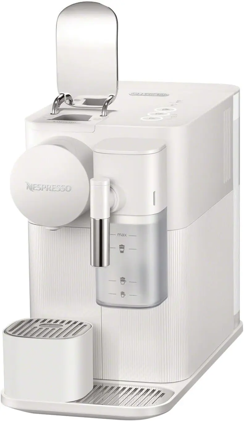

Compact Espresso Machine with Milk Frother, One-Touch Coffee & Milk Drinks, Easy Clean