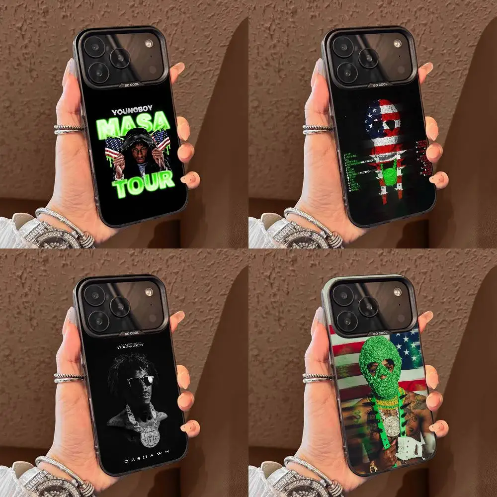 

Y-YoungBoy DESHAWN MASA Top Phone Case For iPhone 17,16,15,14,13,12,11,Pro,Max,Plus,E,Air,Mini Black Tpu Cover