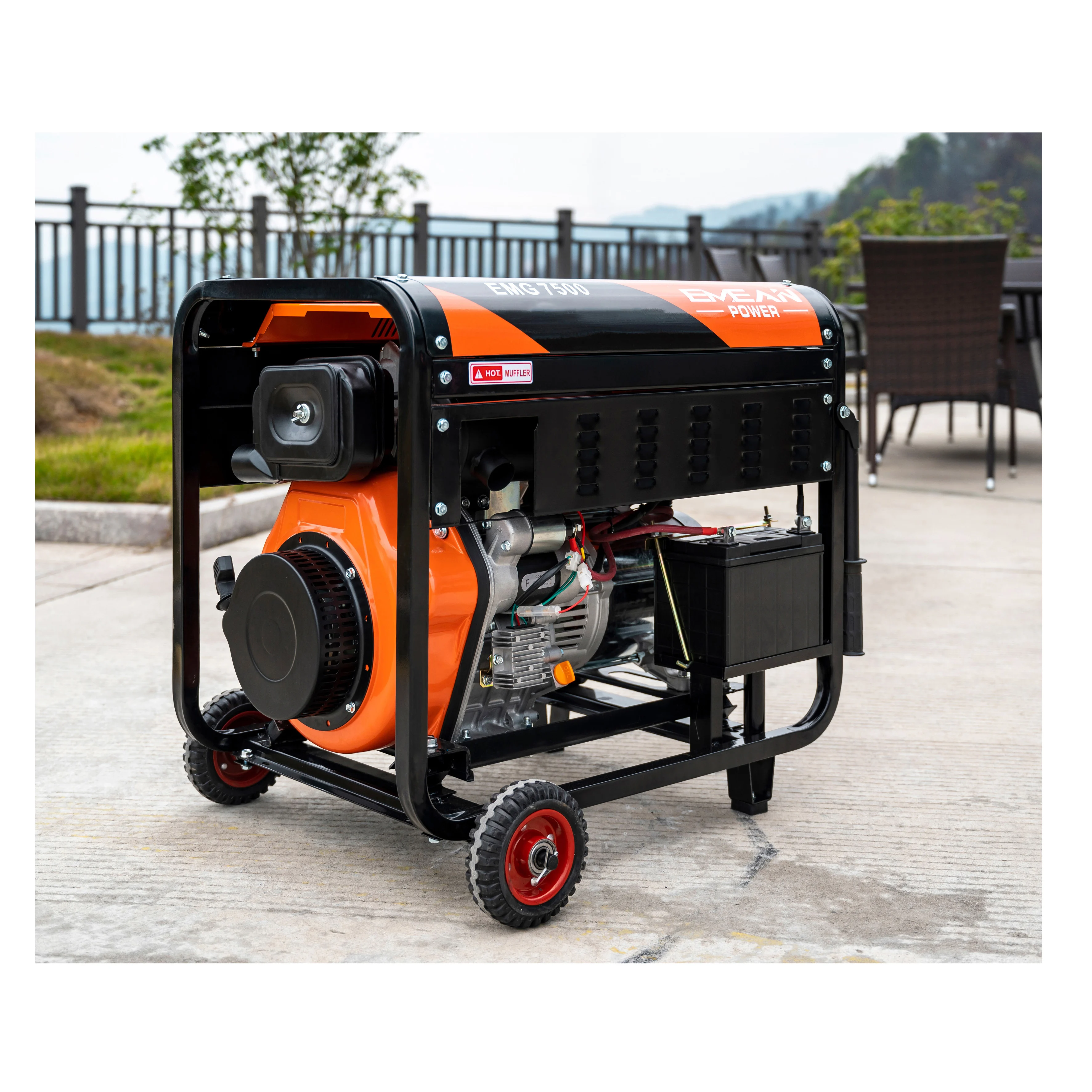 Customized Portable 7 Kva Electric Diesel Generator 5kva Or 6kva 7kva 5 Kva 60 Hz Price Silent 110v 220v