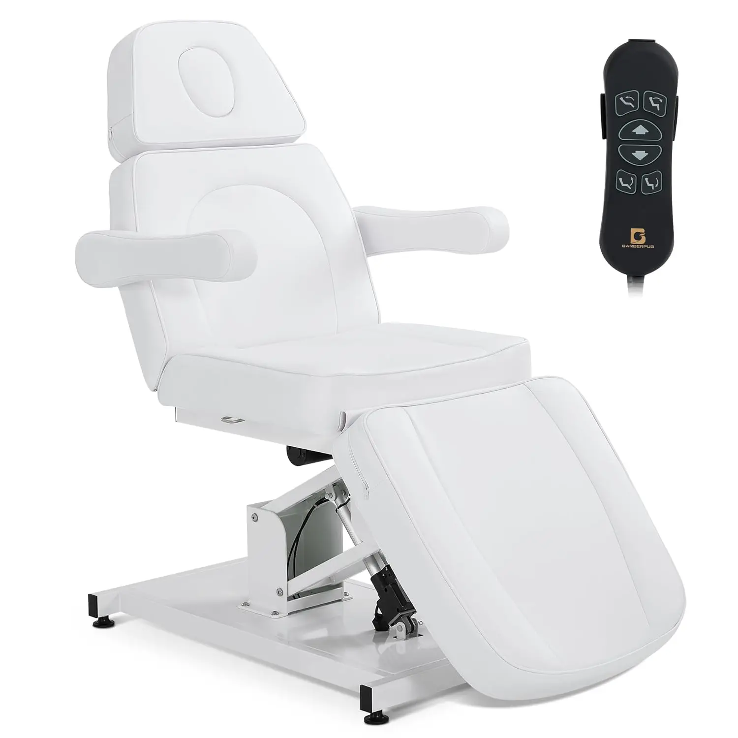 

Electric Facial Bed, 3-Motor Adjustable Fully Adjustable Esthetician Chair, Tattoo Chair with Thick Cushion,, Customized