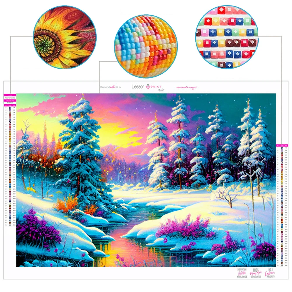 2023 Diamond Painting Sunset Landscape Diamonds Mosaic Embroidery Art Figure Children's Gift Home Decoration Pintura De Diamante