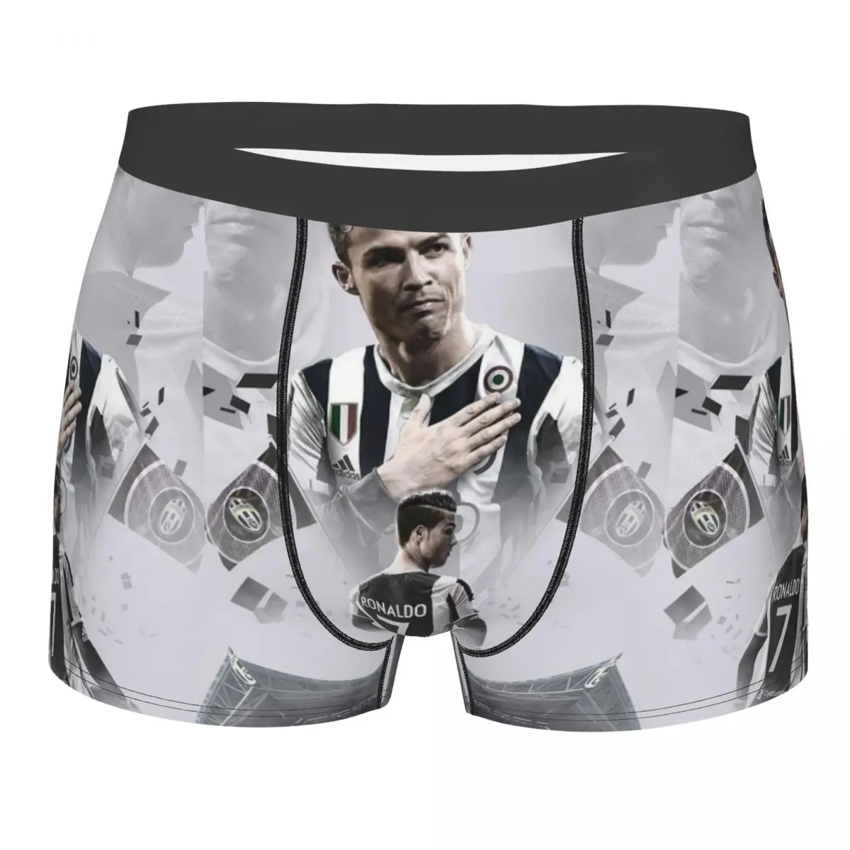 Men Boxer Shorts Panties CR7s Football Soccer Soft Underwear Ronaldos Homme Fashion Underpants