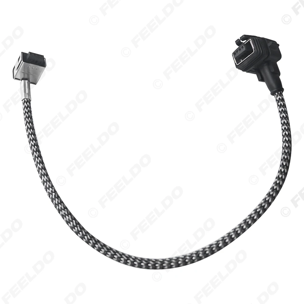 FEELDO 2pcs Car HID Xenon Bulb Ballast High Voltage Wire Harness for D1S D1 D3 D3S Xenon Headlight Relay Cable Adapter #HQ5988