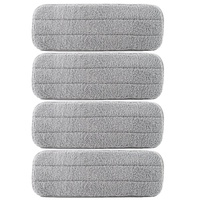 Y26A New 4Pcs Replacement Mop Cloth Rags For Xiaomi Deerma TB500 TB800 Water Spray Mop 360 Rotating Cleaning Cloth Head