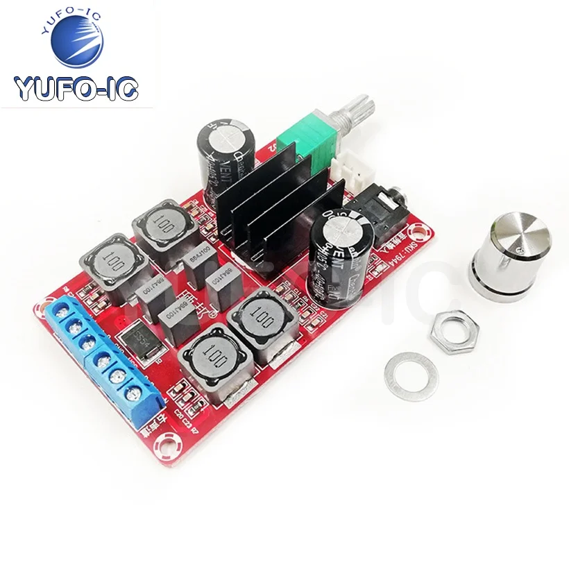 Free Ship 3pcs 2*50W High-End Digital Amplifier Board Dc24v Tpa3116d2 Dual Channel Stereo Amplifier Board