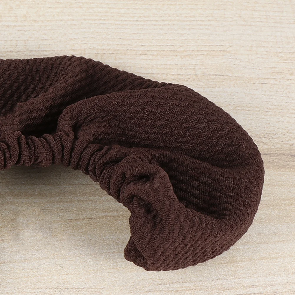 

4Pcs Thickened Office Chair Armrest Cover Protective Cover Elastic Band Chair Arm Rest Sleeves Dark Coffee
