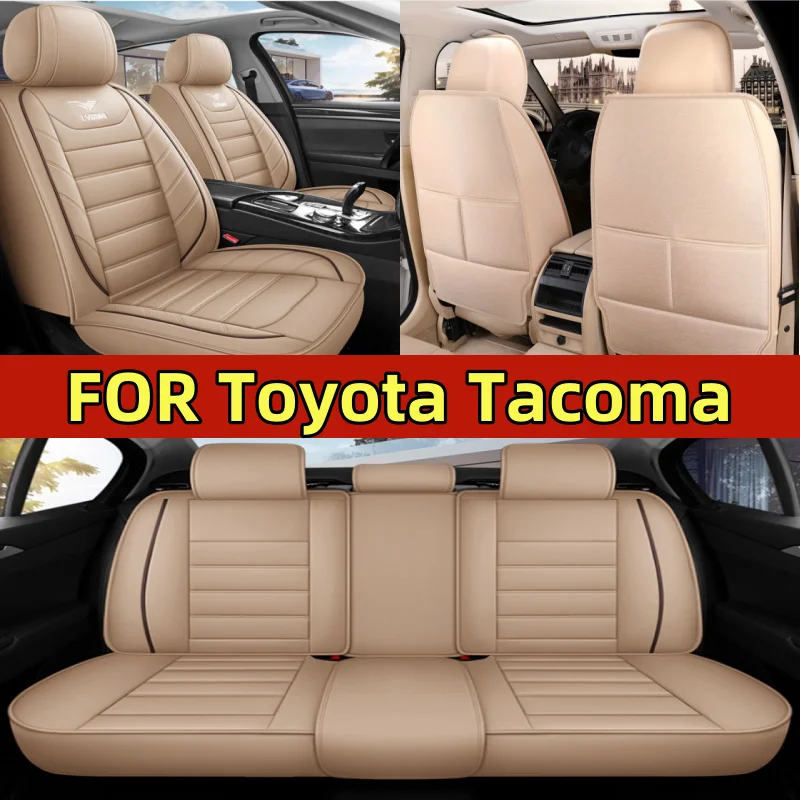 

FOR Toyota Tacoma Car seat cover artificial leather waterproof wear-resistant and dirt-resistant full wrap seat cover soft