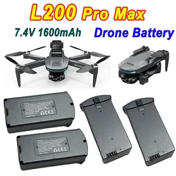 Original LYZRC L200 PRO MAX 4K Drone Battery 7.4V 1600mAh For L200 PROMAX RC Quadcopter Spare Battery Dron Parts Accessories