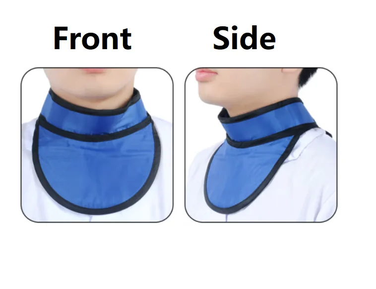 Lead apron collar for radiation protection, 0.35/0.5mmPb, used for X-ray machines, DR, and radiation protection