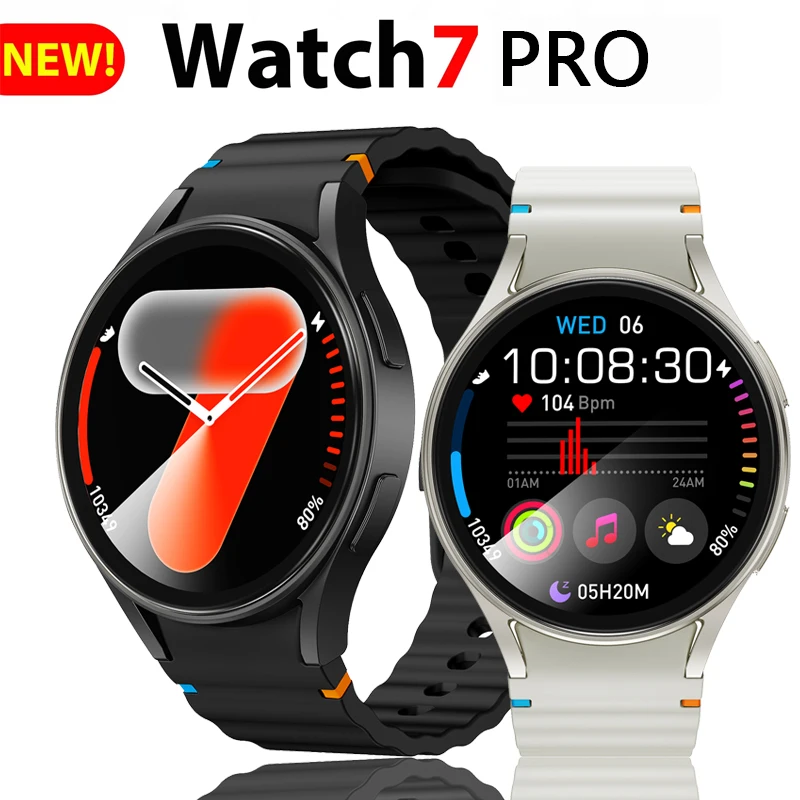 New Watch 7 mini GPS Track NFC Smart Watch Men Amoled Always Display Health Monitoring Clock BT Talk galaxys Smart Watch Women