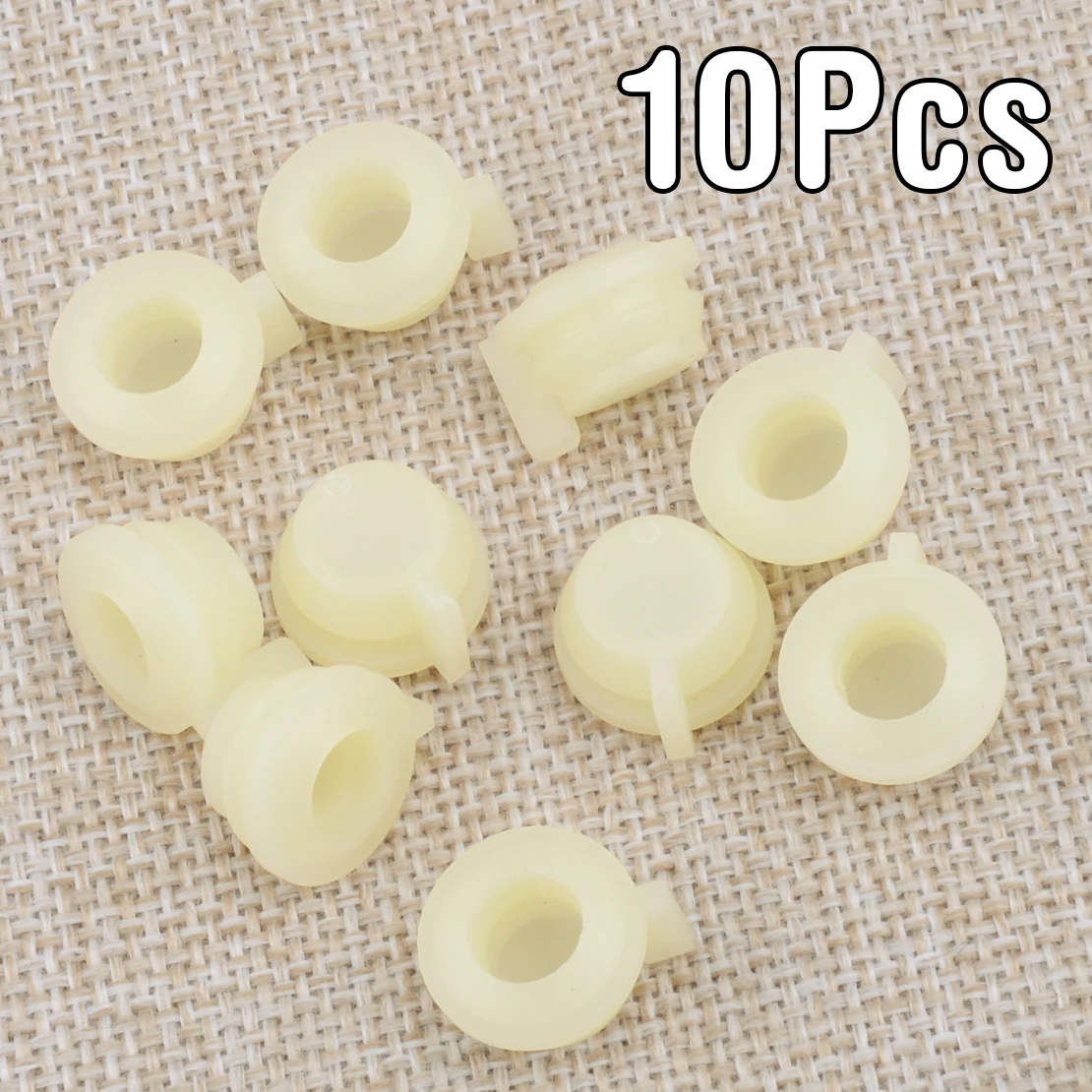 10Pcs Beige Car Windshield Wiper Transmission Linkage Bushing Fixing Clip Fit for Chrysler Dodge Plymouth 2857917 3799089