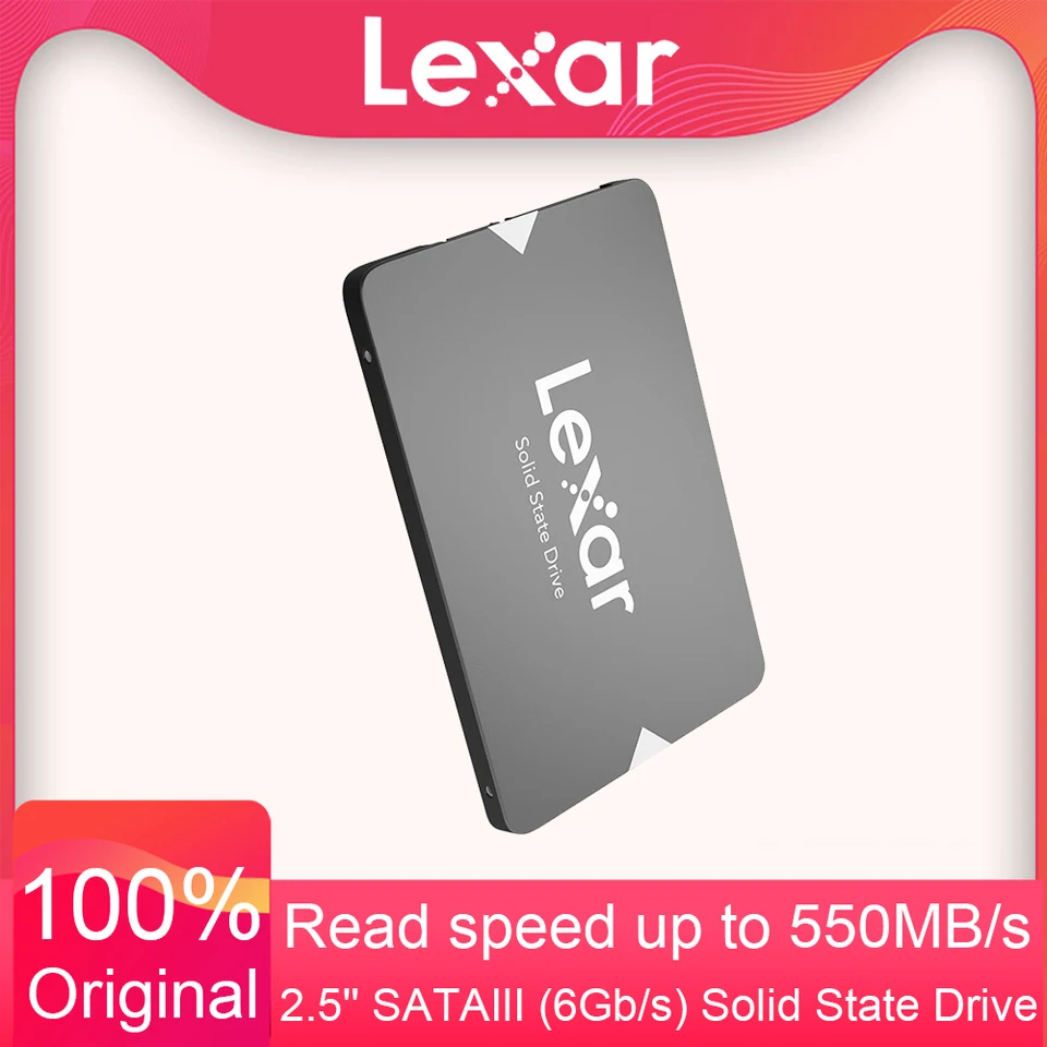 Lexar NS100 2.5 SATA III (6Gb/s) SSD 128GB 256GB 1TB 2TB High