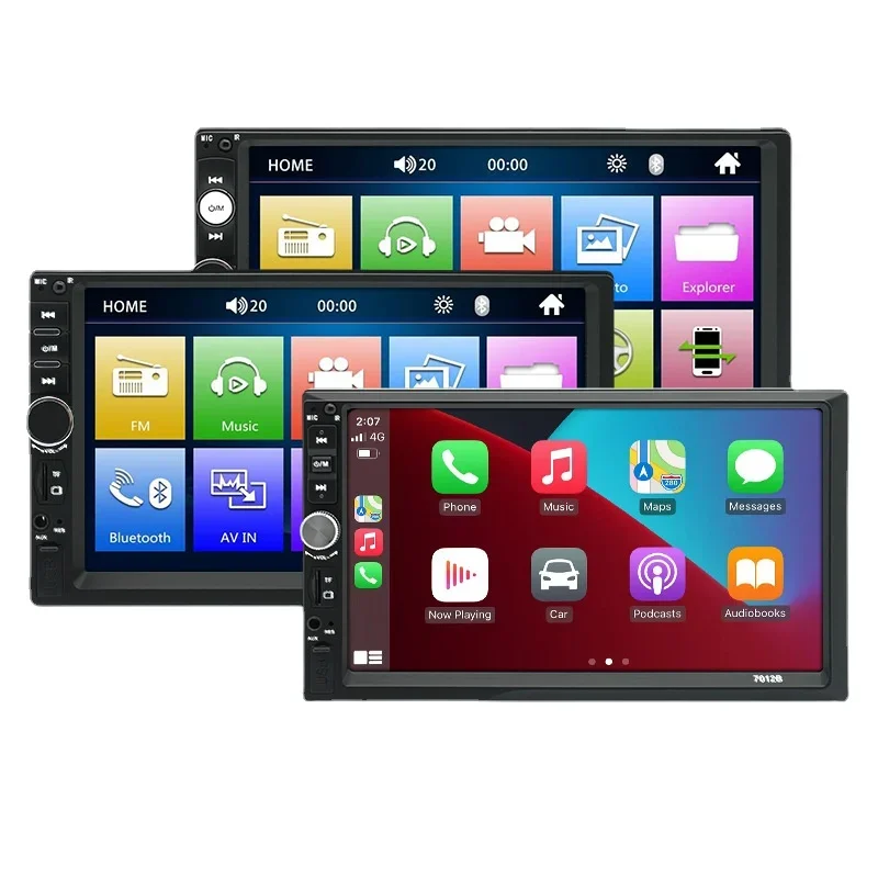 7010 7012 7018B 7-inch Car MP5 Player Car Bluetooth MP4MP5 All-in-one Machine Reverse Camera Car Audio
