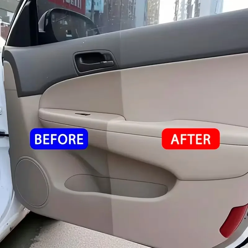 ملمع سيارة داخلي متعدد الأغراض، مصمم للاستخدام على الأسطح الداخلية وعجلات القيادة والبلاستيك ولوحات القيادة والأقمشة وغيرها