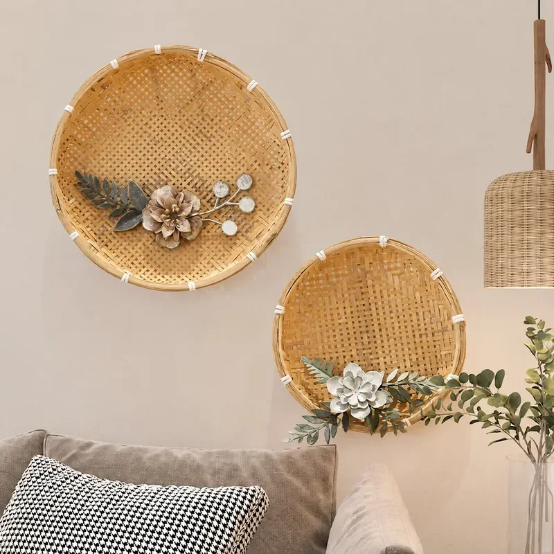 Modern Light Luxury Creative 3D Wrought Iron Wall Mirror Decorative Pendant For Living Room Dining Room Entrance Home