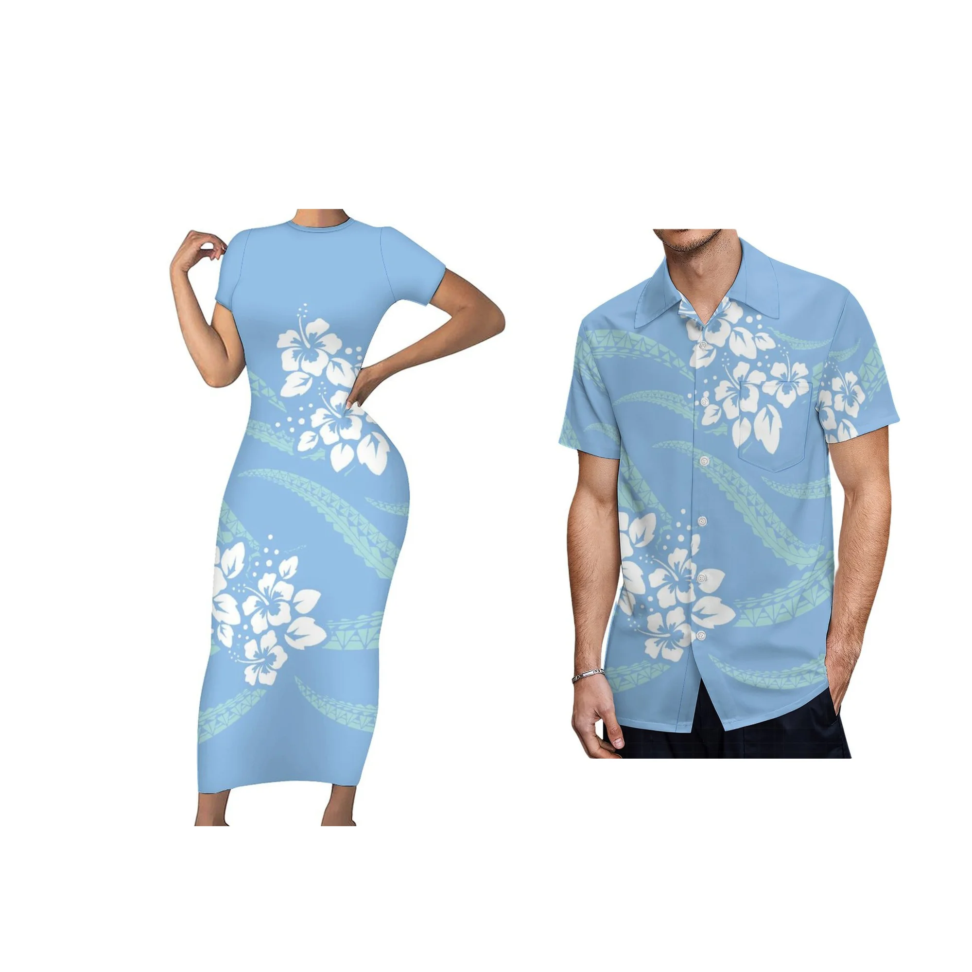 Nenhum mínimo polinésia impressão 3d vestido de manga curta de alta qualidade o-pescoço em camadas vestido micronésia ocasiões formais vestido