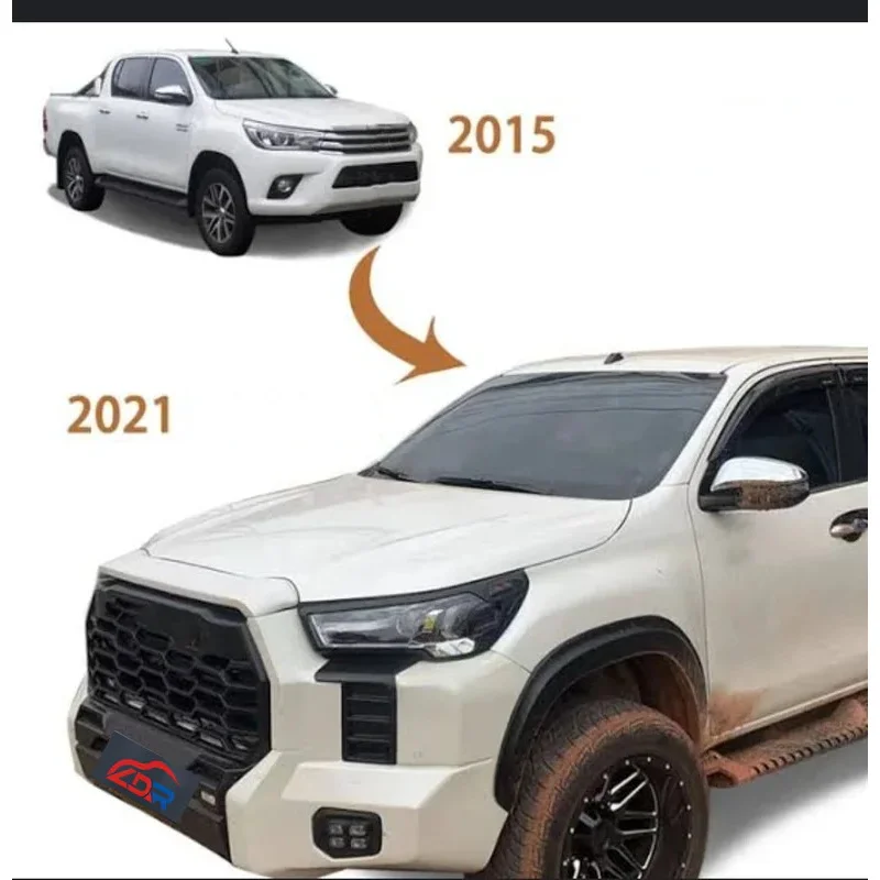 

Комплект кузова автомобильного бампера Pick Accessoire для Yo Ta Hilux Revo Rocco 2016-2019, обновление для Tundra 2020 2021