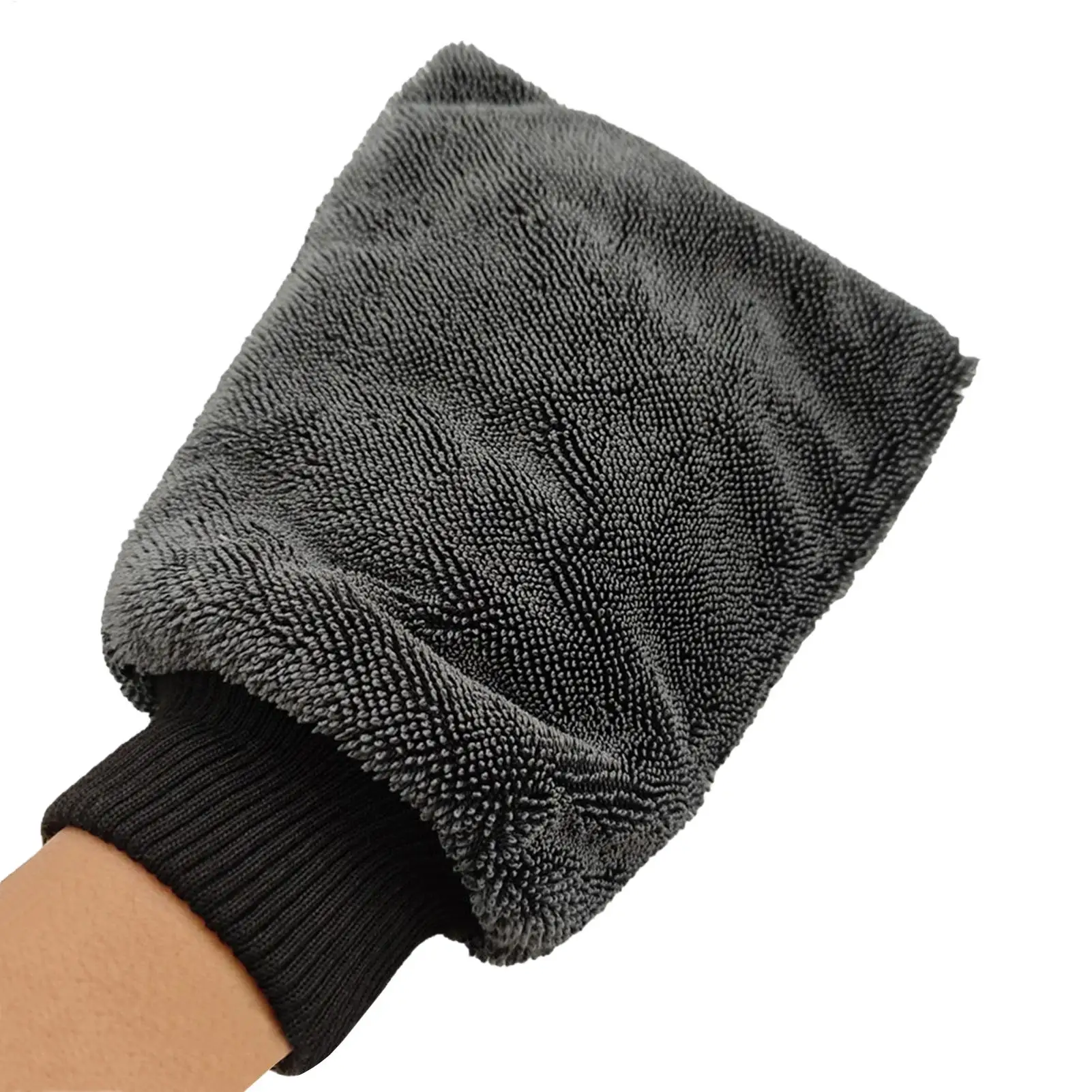 Car Wash Mitt Thick Scratch-Free High Absorbency Soft Microfiber Glove for Car Cleaning Detailing Snow Car Cleaning Gloves
