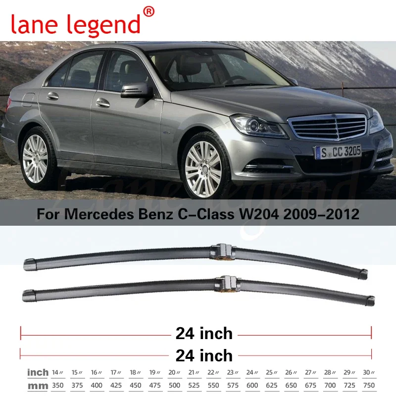 Car Wiper Blade Front Windscreen Windshield Wipers Blades Auto Accessories For Mercedes Benz C-Class W204 24\